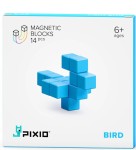 AC02 Klocki Magnetyczne Pixio Color Series animals Light Blue Bird