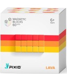 AC06 Klocki Magnetyczne Pixio Abstract Serie 60szt Lava