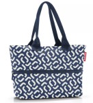 R60 Torba  POSZERZANA zakupowa Reisenthel Shopper e1 sgnature navy  wzór 57