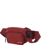 S29 Saszetka travelite Kick Off biodrowa, nerka na pas, ciemna czerwień