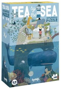 AB48 Puzzle + gra obserwacyjna Londji 2w1 TEA BY THE SEA