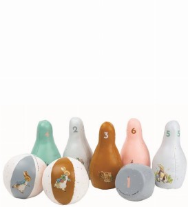 AL25 Miękkie kręgle zestaw 8ele. Petit Jour Paris wz.06 C Królik Piotruś (1)