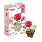 AJ05JumPing Clay Flower Pot zestaw kreatywny DIY Róża