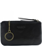 E12 Etui klucze portfel Elforrest skóra naturalna czarne