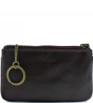 E12 Etui klucze portfel Elforrest skóra naturalna brązowe