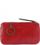 E12 Etui klucze portfel Elforrest skóra naturalna czerwone