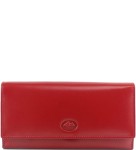 P450 Duży portfel damski El Forrest biglem RFID czerwony