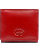 P448 Mały portfel El Forrest piekiełko RFID skóra czerwony