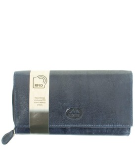 P305 Damski portfel El Forrest STOP RFID granatowy 