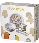 AL10 Zestaw naczyń z melaminy  PETIT JOUR PARIS 5el komplet wz.19