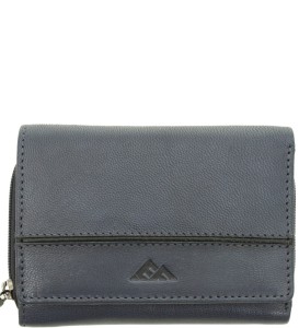 P411 Mały portfel damski El Forrest zamek rfid granat