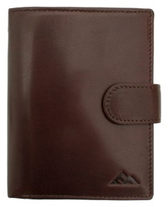 P476 Duży męski portfel El Forrest skórzany RFID brąz 