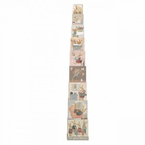 AE47 Piramida pudełka do układania króliczki