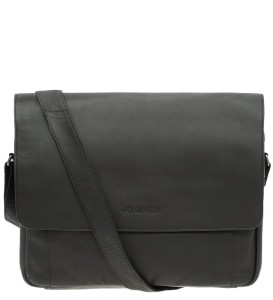 MT05 Torba Sumatra skórzana na laptopa 15"  A4 czarny