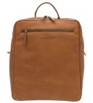 Pl206 SKÓRZANY duży plecak Sumatra kieszeń na laptopa j.brąz