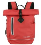 PL214 Plecak Travelite rolowany podręczny Canvas czerwony
