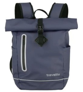 PL214 Plecak Travelite rolowany podręczny Canvas granat