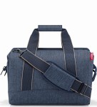 R05 Torba allrounder L Reisenthel  herringbone dark blue wzór 98