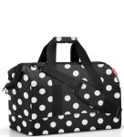 R05 Torba allrounder L Reisenthel  herringbone dots white wzór 99
