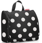 R10 Kosmetyczka toiletbag XL Reisenthel dots white wzór 99