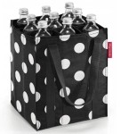 R11b Torba kosz na butelki bottlebag Reisenthel dots white wzór 99