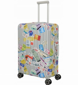 S77 Travelite Pokrowiec zabezpieczający Walizka L szary bilety