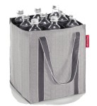 R11b Torba kosz na butelki bottlebag Reisenthel herringbone grey wzór 11