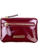 EE02 B Skórzane etui na klucze El Forrest 06030 57 bordowy lakier