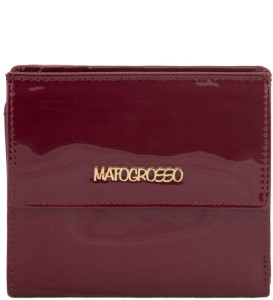 P471 Mały portfel El Forrest zatrzask Mato Grosso 0614 57 bordo lakier