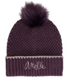 620 Anekke ciepła dzianinowa czapka z pomponem zimowa Dreamverse Core 39471-323 fiolet