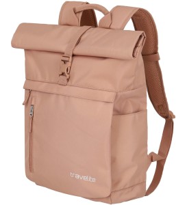 PL220 Plecak Travelite Roll Up BASICS bezpieczny rolowany róż