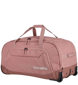 W94XL Torba podróżna Na Kółkach TRAVELITE kick off różowa