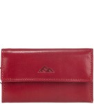 E16 Etui na klucze i portfel 2w1 El forrest 808 480 skórzane ciemno czerwone