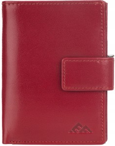P440 Średni portfel El Forrest z biglem RFID  czerwony 2