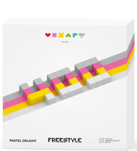 AC18 Klocki Pixio VoxArt Pastel Delight Freestyle 400szt. 