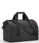 R05 Torba allrounder L Reisenthel glossy dots black wzór 20