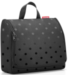R10 Kosmetyczka toiletbag XL Reisenthel glossy dots black wzór 20