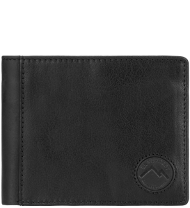 P491A Męski duży portfel poziomy zapinany El Forrest skórzany czarny 5 