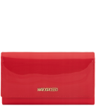 P304 Damski skórzany portfel  Matogrosso STOP RFID el forrest czerwony lakier