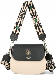 D27 Ego Insecta torebka listonoszka skórzana z klapką 3 wymienne paski wz.02