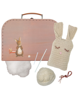 AE05 Walizka szydełkowanie zestaw szydełkowania dla dziecka Egmont Toys