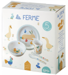 AL10 Zestaw naczyń z melaminy  PETIT JOUR PARIS 5el komplet wz.26