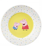 AL02 Talerz z melaminy lekki PETIT JOUR PARIS WZ.25 żółty