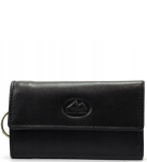 EE13 Etui na klucze i portfel 2w1 El forrest 808  skórzane czarne