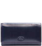 P304 Damski skórzany portfel El Forrest RFID skóra granat-czerw