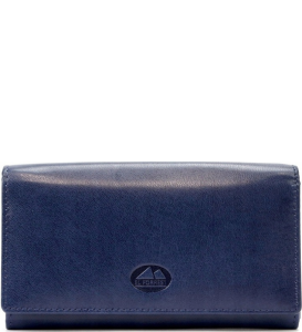 P304 Damski skórzany portfel El Forrest RFID skóra granat nowy