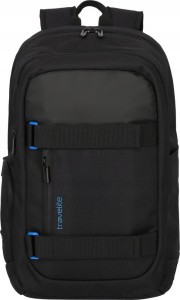 PL223 Plecak Travelite patchway bagaż  dwukomorowy podręczny Canvas czarny