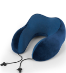 GB14 PODUSZKA PODRÓŻNA TURYSTYCZNA ZAGŁÓWEK kołnierz GABOL ECO Memory Foam granat