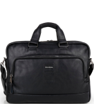 GB26 Gabol torba dwukomorowa na laptopa 15,6' biznesowa eko skóra czarny
