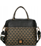 D45 torebka Torba na laptopa Ego teczka damska aktówka czar-brown